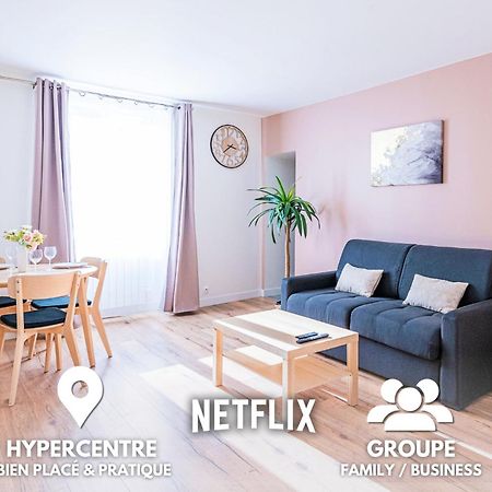 Ideal Pro Et Famille En Hypercentre - 3 Lits Corbeil-Essonnes Bagian luar foto