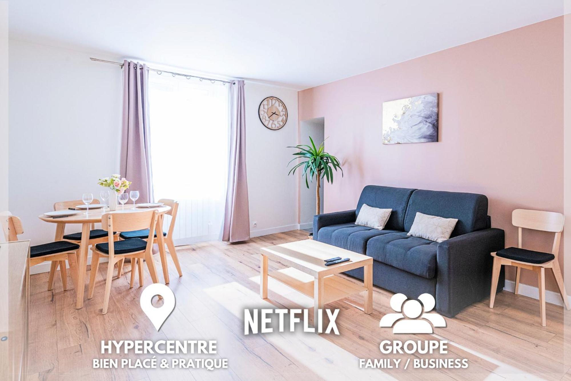 Ideal Pro Et Famille En Hypercentre - 3 Lits Corbeil-Essonnes Bagian luar foto